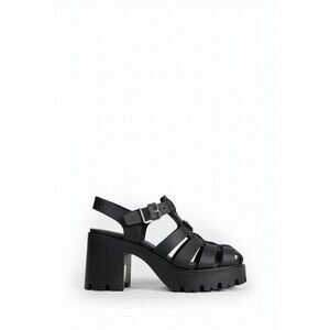 Prada Strappy Open Toe Sandals With Chunky Block Heel - NWT